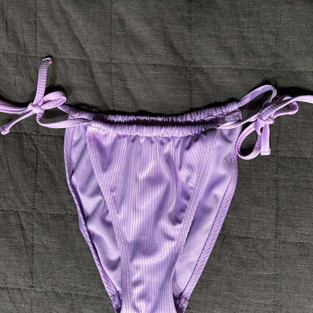 Lavender Bikini Bottom with Side Ties
